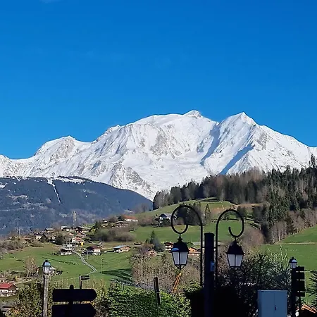 Demi-chalet De Luxe Avec Piscine Et Vue Mont Blanc - Fr-1-560-71 * Combloux