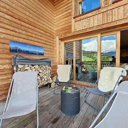 Demi-chalet De Luxe Avec Piscine Et Vue Mont Blanc - Fr-1-560-71 Chalet Combloux
